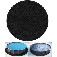 10/12/13 FT Round Pool Liner Pad For Outdoor Ground Pool, Waterproof Pool Floor Mat, Eco-Friendly Garden Pool Liner Mat Padding