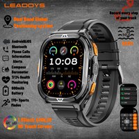 2026 GPS Smart Watch for Men Rugged Outdoor Duan Band Accurate Sports Tracking 7/24 Health Monitoring 1.96" AMOLED Display