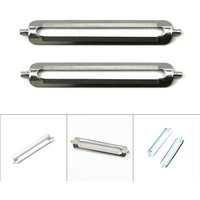 2pcs Blade 55mm Stainless Steel Single-sided Flat Blade Multifunctional Peeling Replacement Blades For Vegetable Peelers