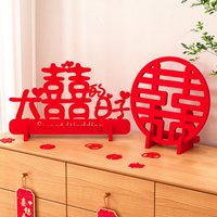Traditional Room Sticker Decor Wedding Wall Stickers Supplies Xi Word Sticker Wall Stickers Chinese Wedding Decoration