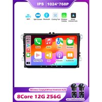 Android 16 Auto 9" For VW Golf 5 6 Passat Polo Touran Tiguan Caddy EOS Wireless Carplay Car Stereo GPS NAVI WIFI RDS FM BT tools