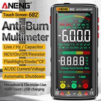 Smart Digital Multimeter High-end Touch Rechargeable ANENG 682 True Rms 6000 Count AC/DC Voltage Current Ohm Professional Tester