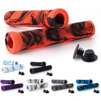 Bike Length Rubber Grips MTB Folding Bike MultiColor Anti-Slip Bicycle Grips 22.2mm ShcokProof Handlebar Bar With Plug Cycling A