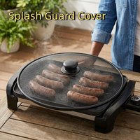 Anti-Splash Splatter Screen With Handle Stainless Steel Anti Grease Lid Fine Mesh Kitchen Splash Guard Cooking Protection