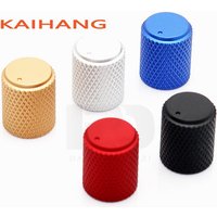 1PCS 12.5×15mm Precision machining knurl Aluminum Alloy Knob Potentiometer Knob Volume Audio Adjustment Knob cap round hole 6mm