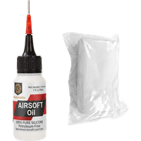 100% Pure Silicone Oil for Airsoft 30ml Petroleum-Free Lubricant Specialized Maintenance O-Ring Care Kit with Cleaning Cloth