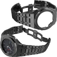 Gen.6 GA-2100 Mod Kit Stainless Steel Watch Case with Solid Metal Band Compatible with GA-2110 GA-B2100 Watch Part Replacement