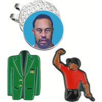 3 counts Funny Golf Ball Marker with Magnetic Hat Cilp Set Woods Design Durable & Funny Golf Accessory for Men Golfers Dad