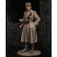 1/16 Scale Die-Cast Resin Figure Model Kit 1945 Soviet Soldier Single Person Unassembled and Unpainted