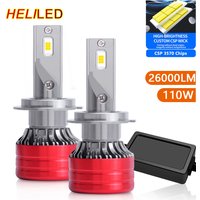 Car Headlight H4 H7 Led 26000LM 110W CANBUS LED Headlight H7 H1 H8 H9 H11 9005 HB3 9006 HB4 6000K Auto Headlamp Fog Light Bulbs