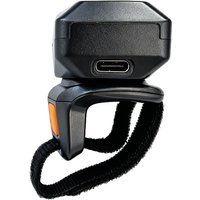 Bluetooth 2.4GHz Wireless Finger 2D Barcode Scanner Portable USB Wearable Bar Code Reader
