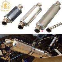 Pot d'échappement universel pour moto, entrée 51mm, silencieux modifié en acier inoxydable pour Yamaha Honda Z750 Z800 Z900 Tmax