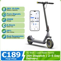 Trottinette électrique ATSANT R70Plus pour adultes, batterie haute capacité 36V10.5Ah, autonomie de 35 km, moteur puissant, double suspension, clignotants, trottinette pliable 8.5 pouces