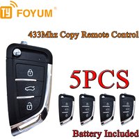 Cloning Remote Control For Car Key Learning Fixed Code Face to Face Wireless Control Transmitter Portable Duplicator 5Pcs