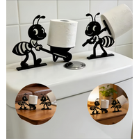 New 3D Printed Ant Toilet Paper Holder, Creative Decorative Ornament for Living Room, Bathroom Tissue Roll Holder