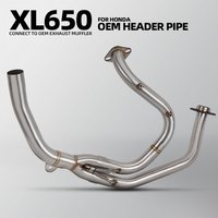 XL650 exhaust pipe connector original muffler For Honda XL600 XL600V Transalp 600 XL650 XL650V Transalp 650 motorcycle manifold