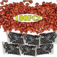 Car Motorcycle Mushroom Shape Tyre Repair Rubber Nails Portable Tire Repair Vacuum Patching Nails Auto Accessories 180pcs