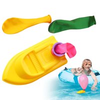 Funny With 3 Balloons Balloon Power Boat DIY Educational Equipment Bathing Toy Science Experiment Balloon Car Student