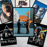 Band P-Pink Floyd Poster Decorative Wall Art Stickers Mural Photo Print for Home Living Room Hallway Decor