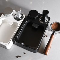 Coffee Tamping Station Portafilter Holder Stand Mat ABS 51mm 54mm 58mm For Delonghi Breville Barista Tools Espresso Accessories