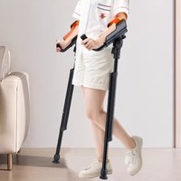 Medical Elbow Crutches, Arms Crutches,Young People Orthopedic Mobility Aids Walking Stick Portable Folding Forearm Crutches Pair