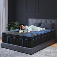 Red 14Inch King Queen Five-star Hotel comfort Pocket Spring Red Mattress Bedroom Furniture Bed Gel Memory Foam Mattress Latex