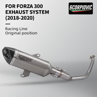 For Forza300 Forza NSS300 NSS 300 2018 - 2022 Motorcycle Exhaust Escape Modified Muffler With DB killer