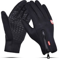 AliExpress NONE Sports Gloves Autumn Winter Men Women Motorcycle Fleece Zipper Touchscreen Warm Water-Repellent Cycling Windproof Non-slip Glove