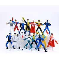 3D Printed Articulated Invincible Mark Action Figure Multi-Jointed Movable Model Collectible Toy Striped Design 13cm