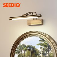 Led Bathroom Wall Light Black Copper AC85-265V Interior Wall Lamp Picture Light Modern Apply Wall Lighting 8W Wall Sconce