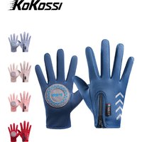 AliExpress NONE KoKossi Winter Warm Cycling Kids Gloves Non-Slip Boys Girls Waterproof Velvet Lining Reflective Windproof Thermal Outdoor Sports