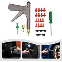 Professional Tire Repair Kit Tubeless Puncture Plug Gun for Car Motorcycle Heavy Duty Mushroom Plugs Emergency Seal Tool