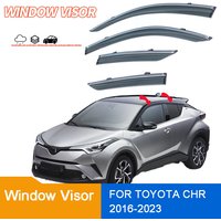 Car Window Visor For Toyota Chr Izoa 2017-2023 Side Window Deflector Visor Vent Wind Shields Sun Rain Guards Car Accessories