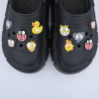 Shoe Decorations Charms Pvc Cute 1 Piece Cartoon Elephant Ornament Ladybug Animal Shoe Accessories New Year Party Gift