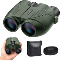 10x25 Binoculars with BAK4 Prism, HD Waterproof Portable Optical Telescope for Outdoor Camping, Hunting and Adventure