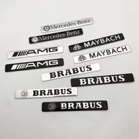 3D Metal Badge Stickers Decal Accessories For Mercedes Benz AMG Brabus Maybach W206 W204 W205 W212 W213 W221 W222 W223 W251 W464
