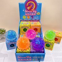 New Maltose Diamond Shiny Ball Squeeze Toy Cute Stress Relief Ball Slow-Resilience Emotional Release Toy