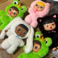 In Stock Bratz Bratziez Iconz Plush Doll Series Blind Box Keychain Bag Accessories Mystery Desktop ornament Keychain Toys Gifts