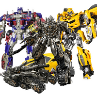 30CM Transformierbare Optimus Prime Bumblebee Megatron Spielzeug Action Anime Figur Film Puppe Spielzeug