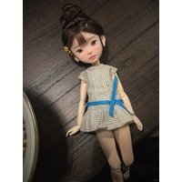 New Missing tooth Girl 1/6 bjd sd doll hale small mental retardation ball joint shape resin advanced resin Spot makeup