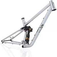 AliExpress 29er Full Suspension Mountain Bike Frame Durable Steel Full Suspension Frame 150mm Travel 29inch MTB Bike Wheelset