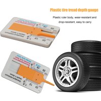 1pcs Tyre Tread Depth Gauge Plastic Tire Tread Ruler 0-20MM Vernier Depth Caliper Tire Tread Depth Ruler Vernier Depth Gage