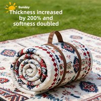Ethnic Style Picnic Mat Moisture-proof Cloth Increased Thickness Outdoor Camping Mat Outdoor Waterproof Tent Outdoor Lawn Mat