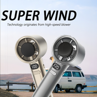 Portable Handheld Mini Fan USB Charging 400mAh Strong Wind Speed Pocket Fan for Travel Outdoor Camping Summer Office Cooling