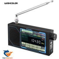 Wishcolor ATS25 ULTRA FM SW SSB MW LW AIR SDR Receiver Aviation Band Receiver Supports Bluetooth WiFi with 4-inch Touch Screen