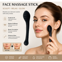 Silicone Multifunctional Massage Stick Handheld Facial Shoulder Body Relaxing Tool Skin Care Massage Wand For Women Daily Use