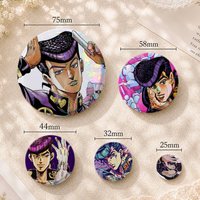 Jojo J-Josuke Higashikata Custom Printed Tinplate Pins Personalized Lapel Badge Gifts