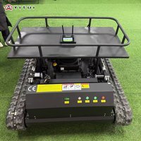 Remote Control Lawn Mower Cordless Self Propelled Grass Cutter For Garden Yard Lawn Care Adjustable Cutting Height Customized