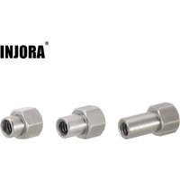 INJORA 4PCS 2/3/5mm M2 Long Wheel Nuts For 1/24 RC Crawler Axial SCX24 AX24 Upgrade Parts