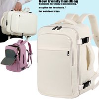 Ideal Practical Multi-Pocket Backpack Multi-Color Choice Adjustable-Strap Lightweight for Daily Use Stylish Functional Bag